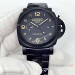 Replica Panerai Tuttonero Luminor GMT PAM00438 Watch Solid Black